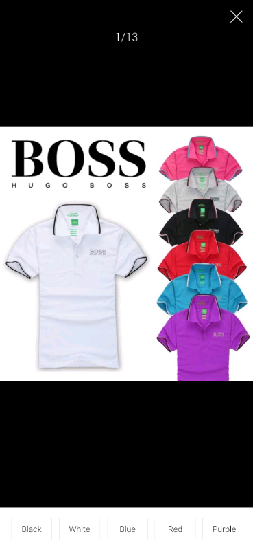 hugo boss junior size guide